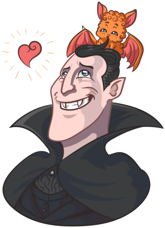 894 X 894 4 - Hotel Transylvania Dracula Y Dennis (894x894), Png Download