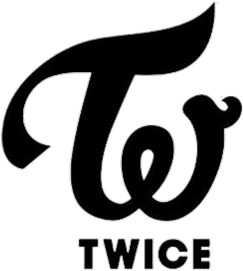 Scblackandwhite Blackandwhite Twice Logo Sign - Twice Logo Kpop (1024x1076), Png Download