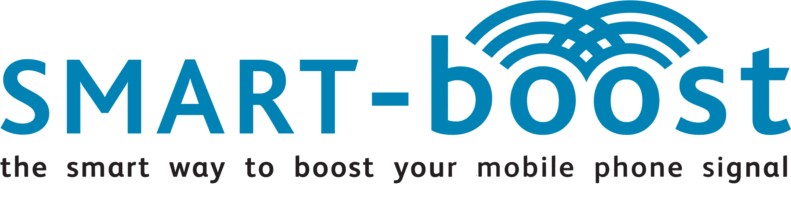 A Mobile Phone Signal Booster From Smartboost Uk Is - Graphic Design (2877x733), Png Download