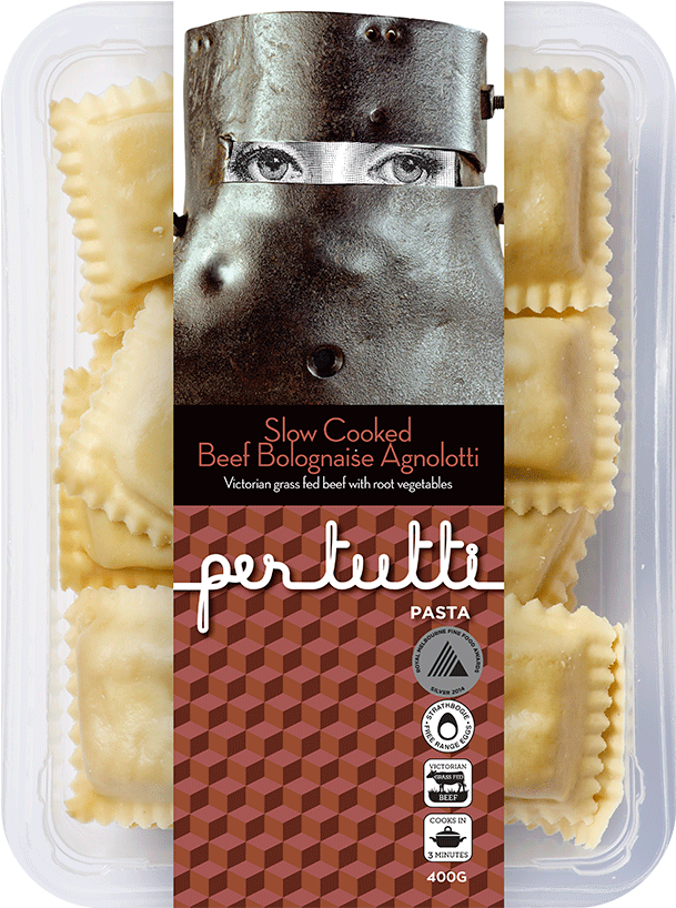 Slow Cooked Beef Bolognaise Agnolotti - Ravioli (800x1019), Png Download