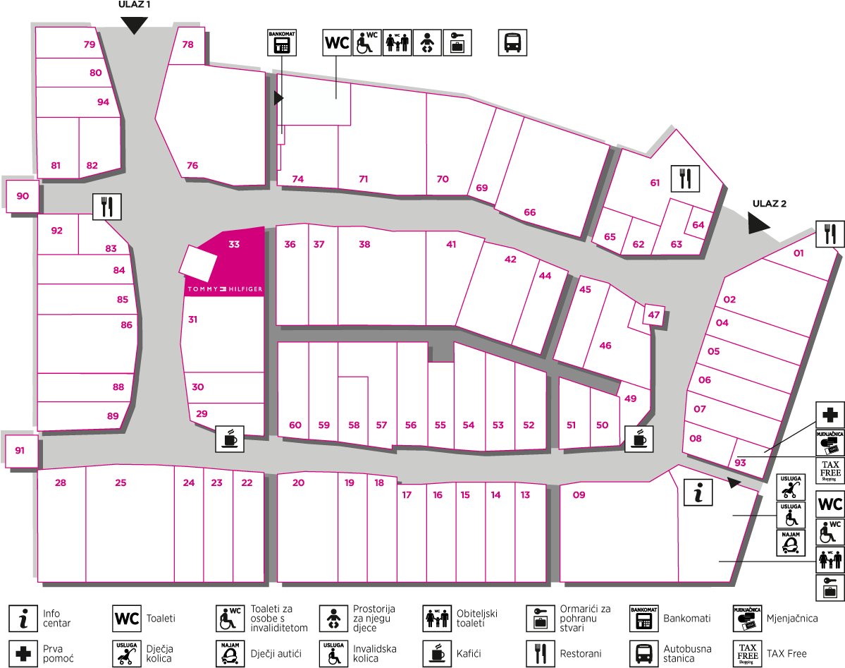 Doc Leasingplan 12 2017 Shopovi 33 Tommyhilfiger - Outlet Designer Plan (1254x996), Png Download