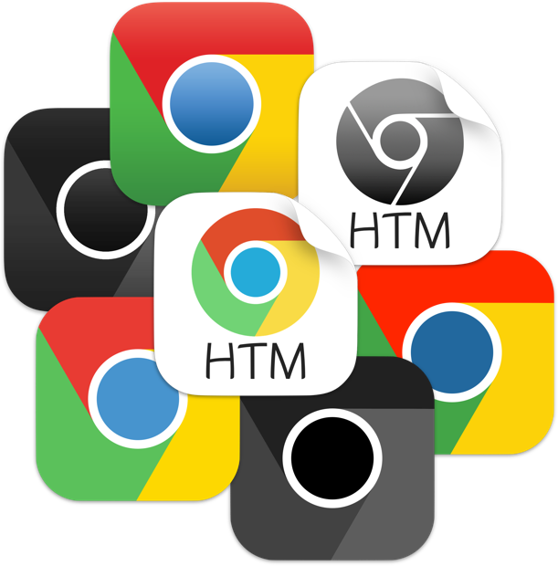 Ios Style Google Chrome Icons - Chrome Icon Ios Style (611x620), Png Download