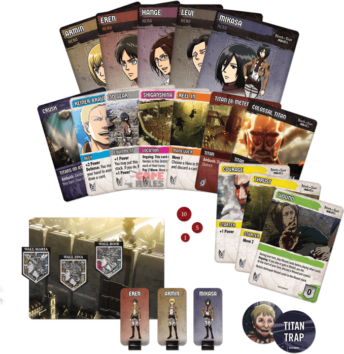 Attack On Titan Deck Builder (709x709), Png Download