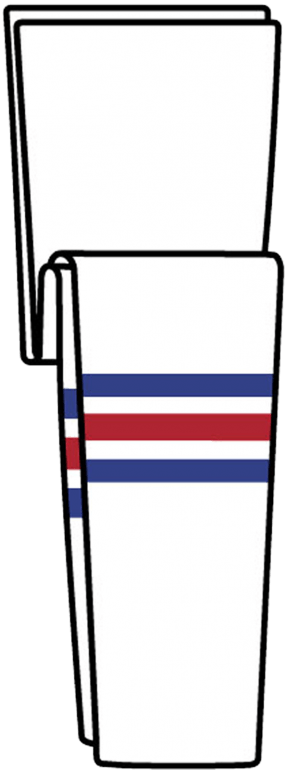 Knit Retro Nhl Pattern Socks - Ice Hockey (770x770), Png Download