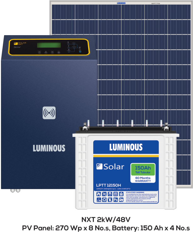 Product - Luminous Off Grid Solar System (800x800), Png Download