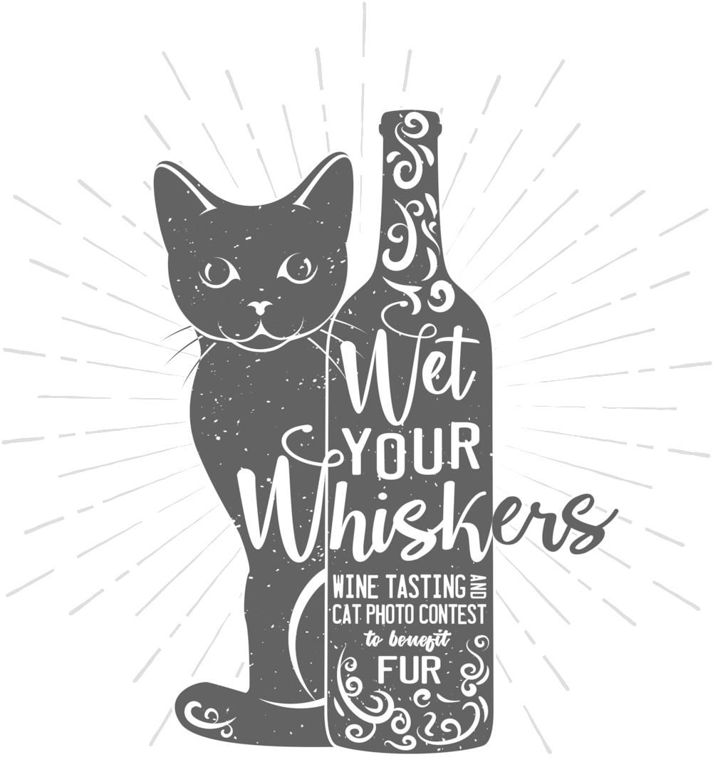 Wine Tasting Logo 2018 - Black Cat (1000x1106), Png Download