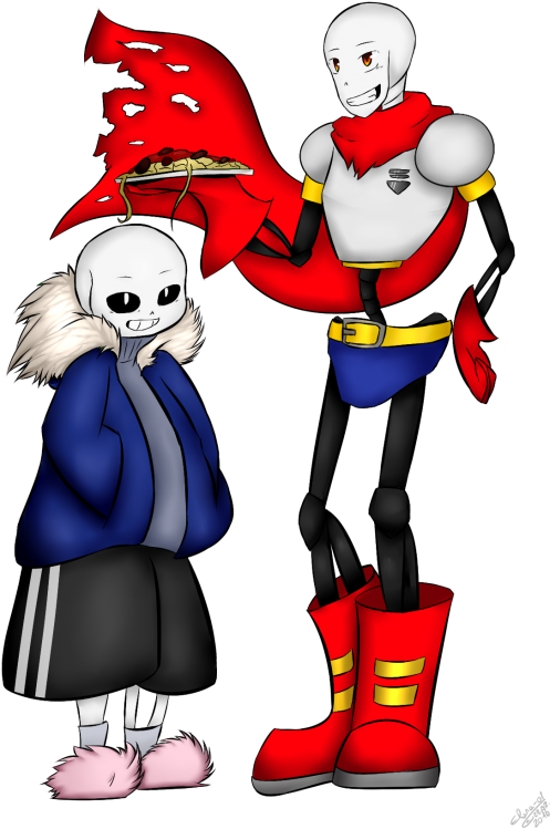 Speedpaint/ Sans And Papyrus - Papyrus Undertale Dessin (541x800), Png Download