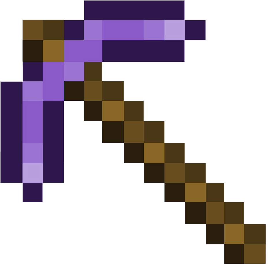 Overview Obsidiantools Hei Enberg Mods Projects Minecraft - Minecraft Diamond Pickaxe Png (1000x1000), Png Download