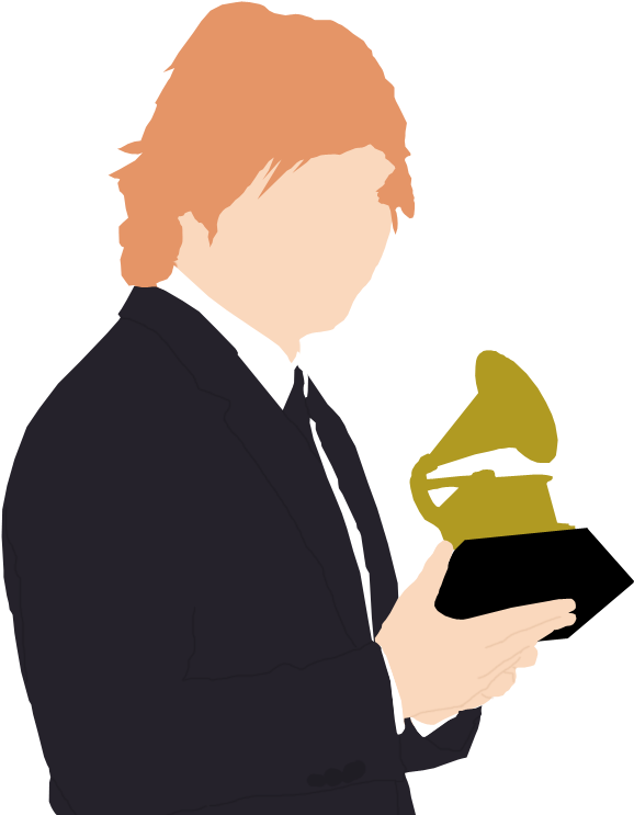 Ed Sheeran Wins His First Grammy - Ed Sheeran Png (827x1024), Png Download