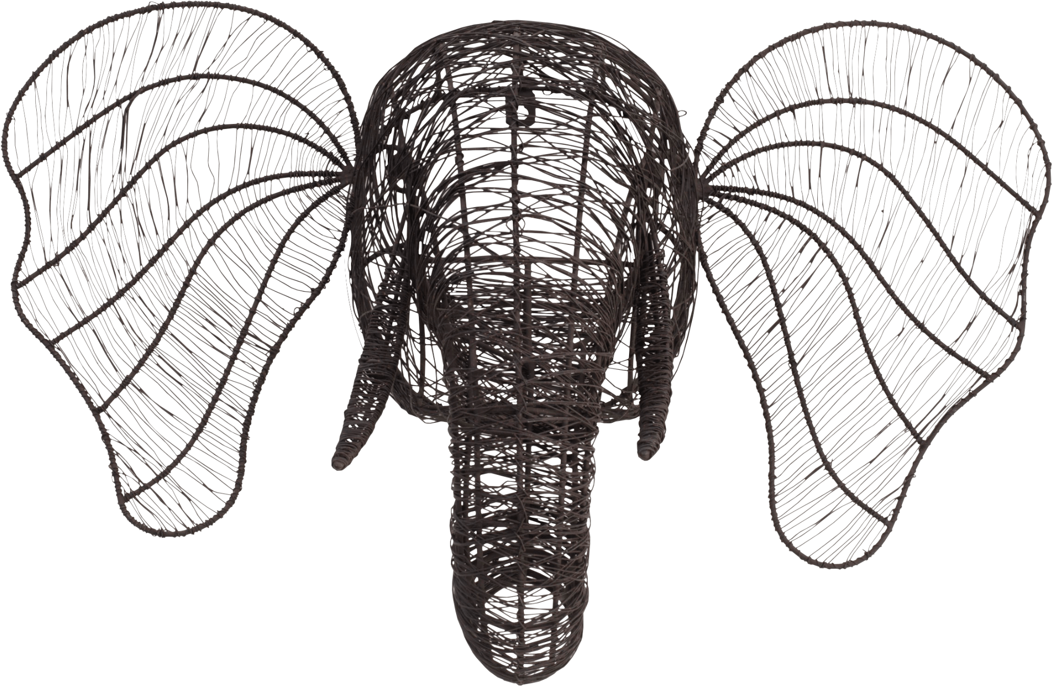 Nkuku Eko Wire Elephant Head (4000x2880), Png Download