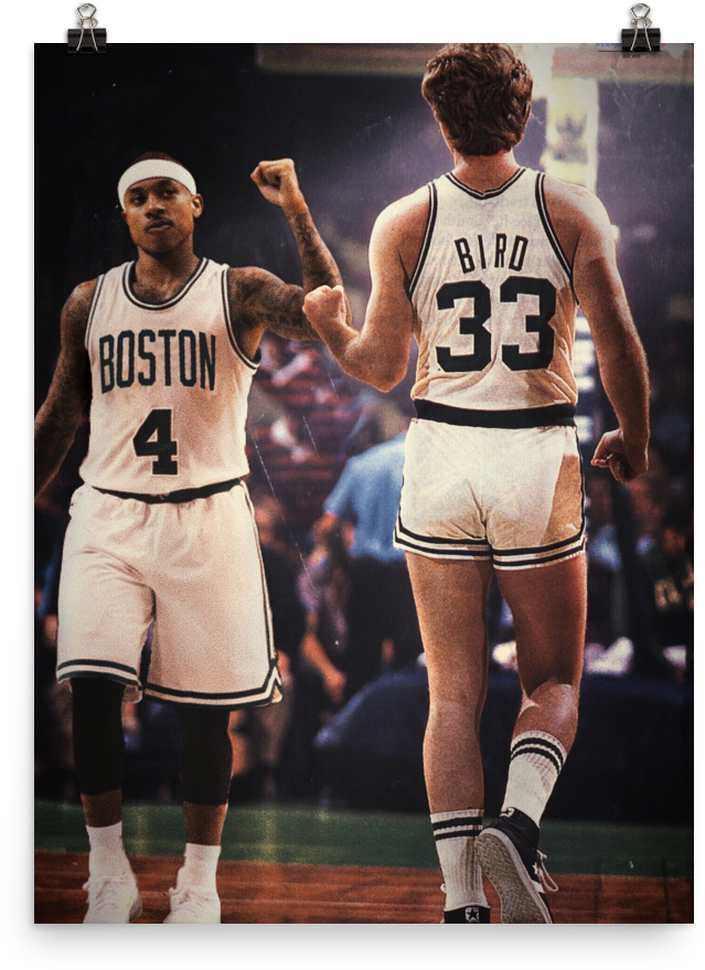 Legend In The Making Boston Poster - Larry Bird (1000x1000), Png Download