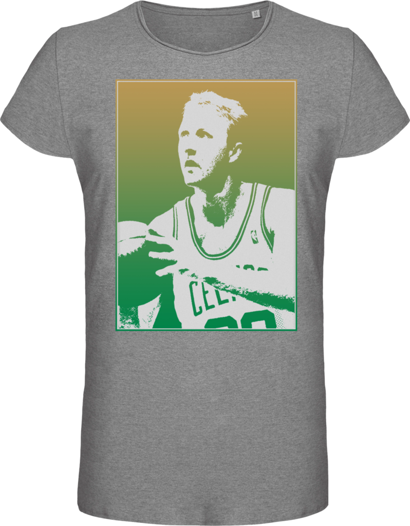 T-shirt Homme - Larry Bird - Basketball Player - Pullover - Active Shirt (798x1024), Png Download