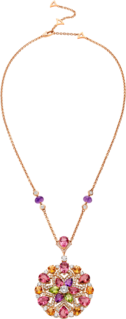 Divas' Dream Necklaces Necklaces Rose Gold Pink - Necklace (1800x1405), Png Download