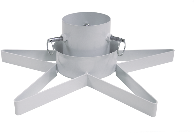 White Silver Gold Black - Christmas Tree Stand (1004x500), Png Download