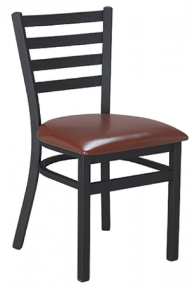 Dante Steel Side Chair W/ Ladder Back, Ga513 - Sillas De Metal Modernas (600x600), Png Download