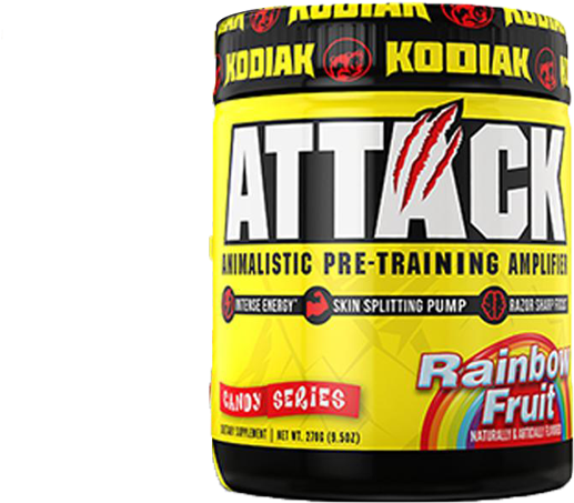 Kodiak Nutrition Attack Pre Workout The Protein Pick - Attack Pre Workout (1111x736), Png Download