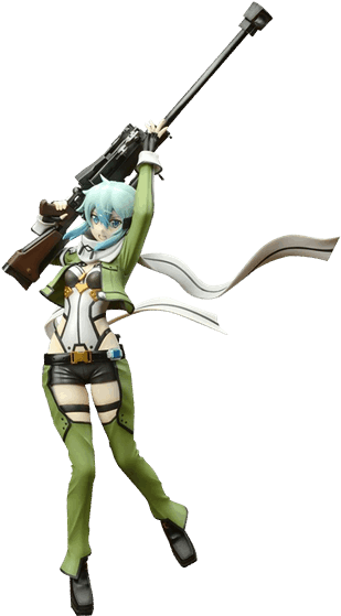 Sword Art Online Ii - Sinon (600x600), Png Download