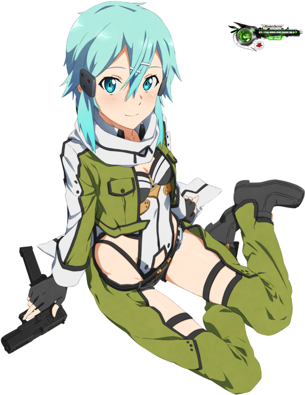 Also, You Will Recieve A New Party Member In Arc 3, - Sword Art Online Sinon Render (630x800), Png Download
