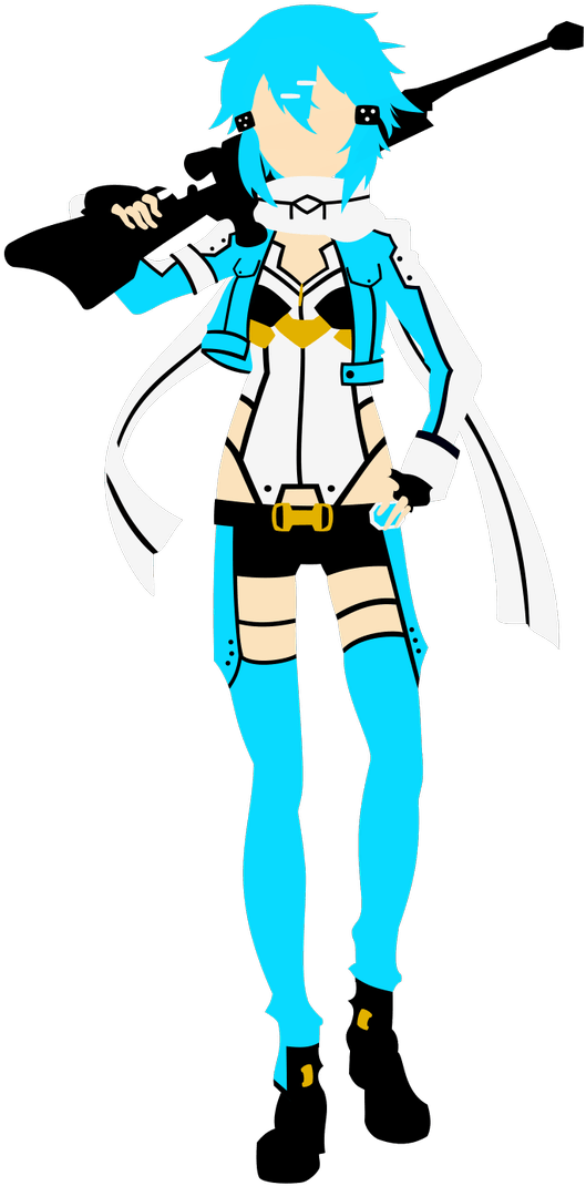 #sinon Hashtag Twitter - Alo シノン (849x1200), Png Download