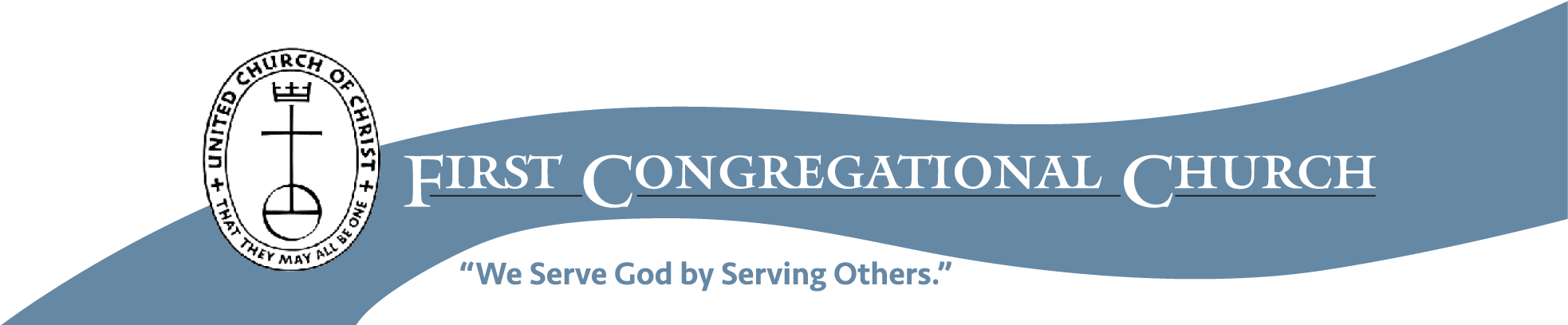 First Congregational Church Of Madison - Electric Blue (2000x409), Png Download