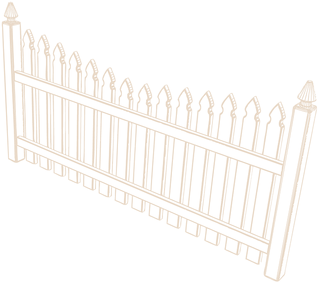 Picket Fence Watermark By Installed By Tidewater Virginia - Picket Fence (732x616), Png Download