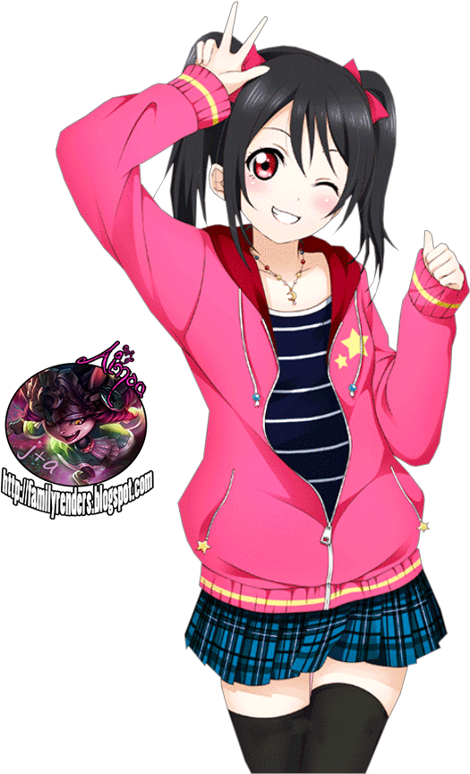 Nico Yazawa Cards (598x900), Png Download