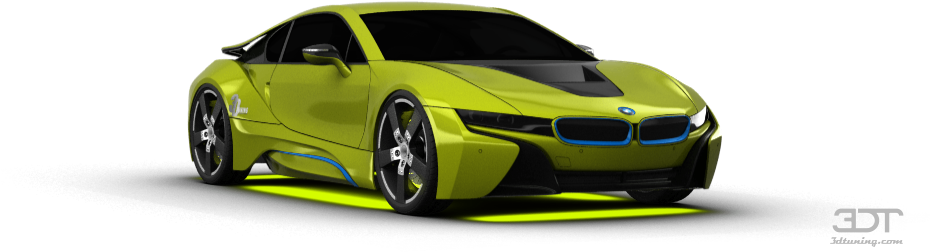 Bmw I8 Series Coupe 2014 Tuning - 3d Tuning (1004x373), Png Download