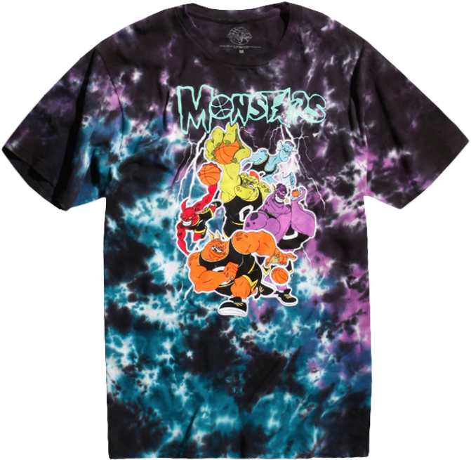 Blog - Space Jam Tie Dye Shirt (692x682), Png Download