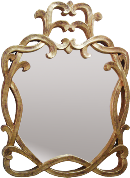 Twist Mirror Frame - Circle (800x600), Png Download