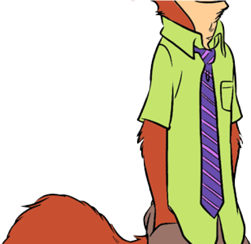 Drawn Disney Nick Wilde - Illustration (640x480), Png Download