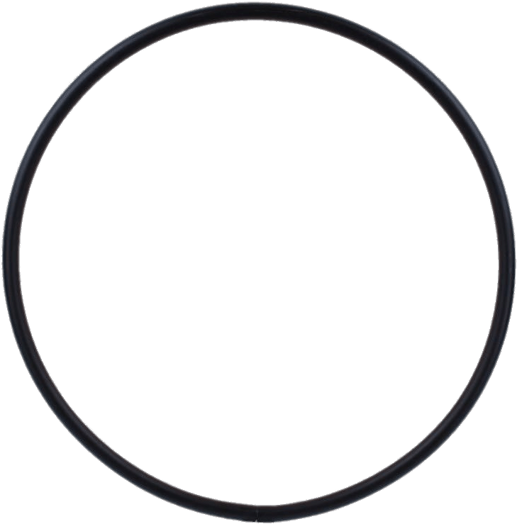 Black Hula Hoop - Circle (729x739), Png Download