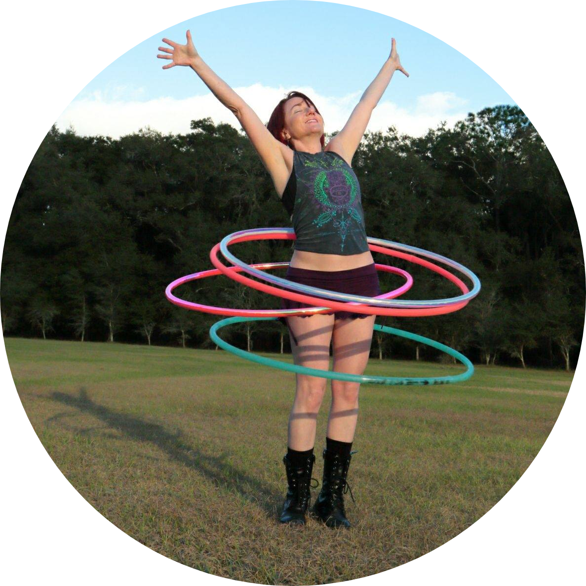 Hoola-fit Changed My Life - Hula Hoop (1187x1187), Png Download