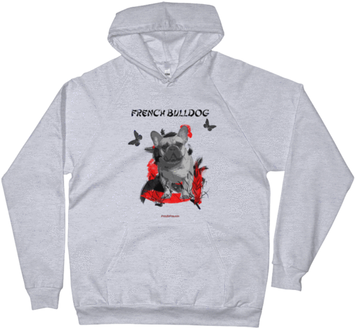 French Bulldog Chinese Painting - Sweatshirt (600x600), Png Download