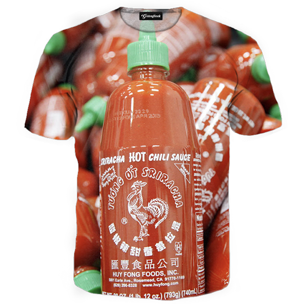 Sriracha Tee - Sriracha Hot Sauce (600x600), Png Download