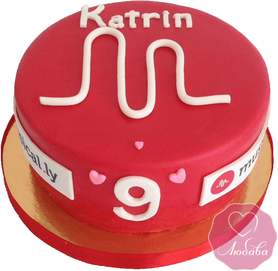 Корпоративный Торт Musical - Birthday Cake (1000x1000), Png Download