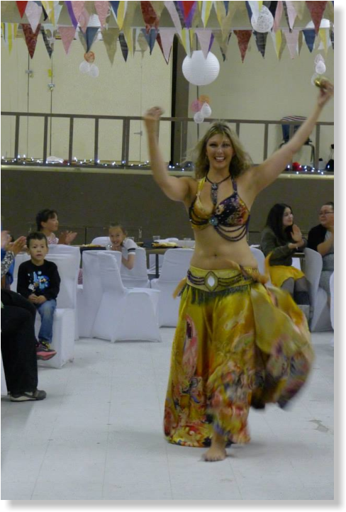 Lovely Lady Elle - Belly Dance (500x733), Png Download