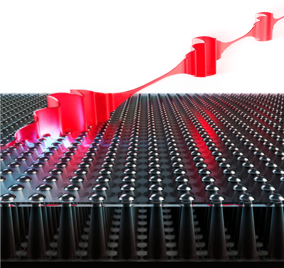 Artist's Representation Of The Interaction Of Incident - Quantum Sensor (956x962), Png Download