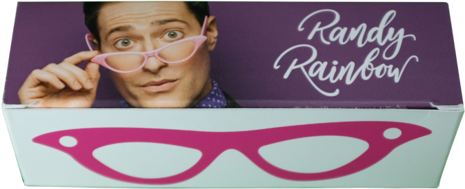 Official Randy Rainbow Eyeglasses Box 1 (1000x1000), Png Download