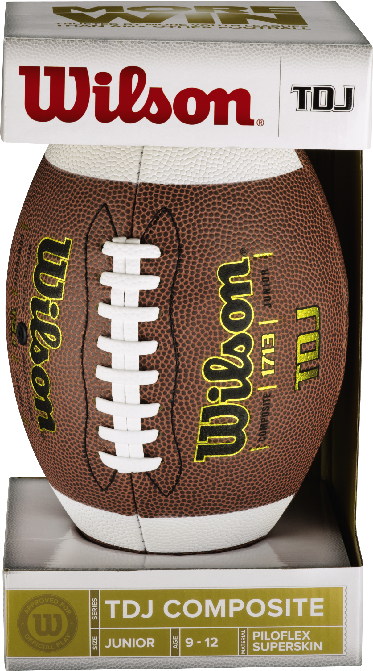 Wilson Nfl Junior Football With Pump And Tee (1677x2667), Png Download