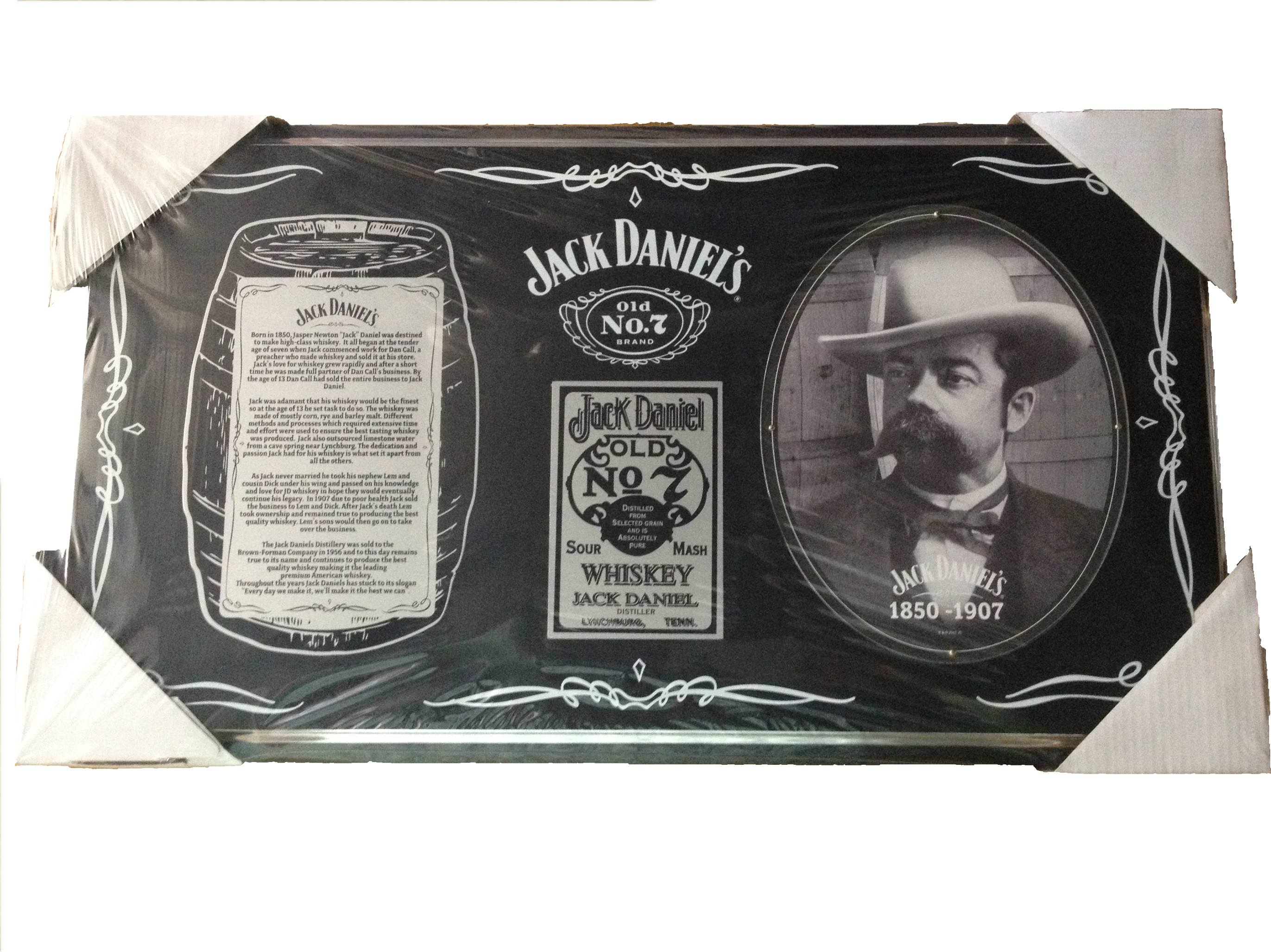 Jack Daniel's Collectable Barrel Plaque (2800x2100), Png Download