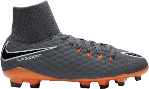 Nike Hypervenom Phantom Iii Academy Df Fg Junior Football - Orange And Grey Hypervenom (600x600), Png Download