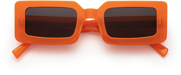 Neon Orange - Plastic (1140x378), Png Download