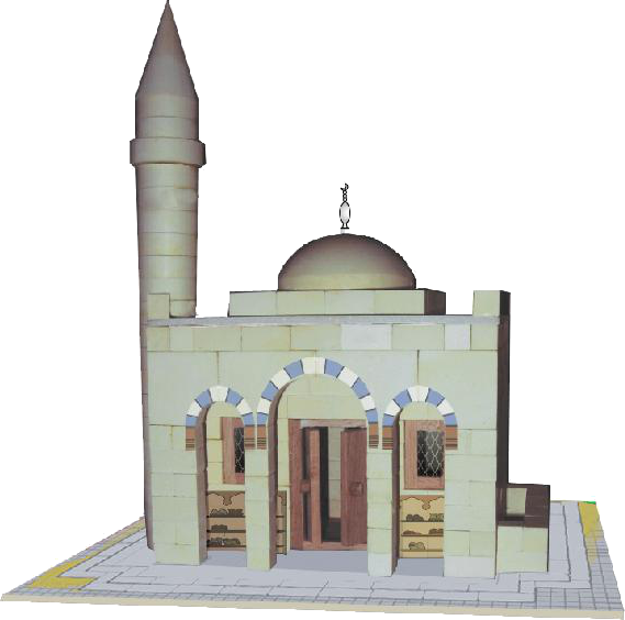 Brickadoo Mosque - Brickadoo Moschee (569x564), Png Download