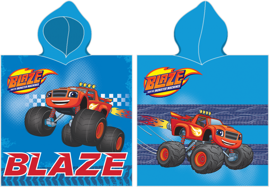 Blaze And The Monster Machines - Poncho (1000x695), Png Download