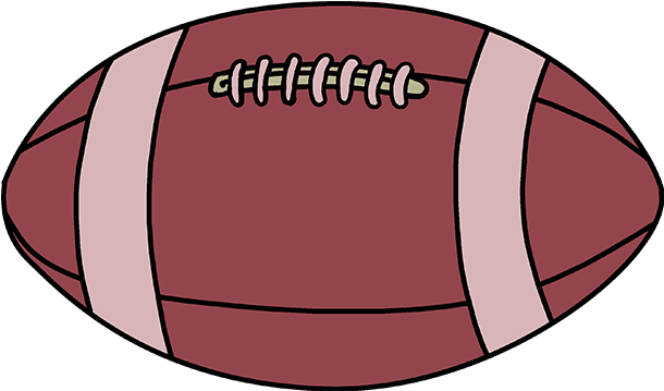How To Draw Football - Kick American Football (680x678), Png Download