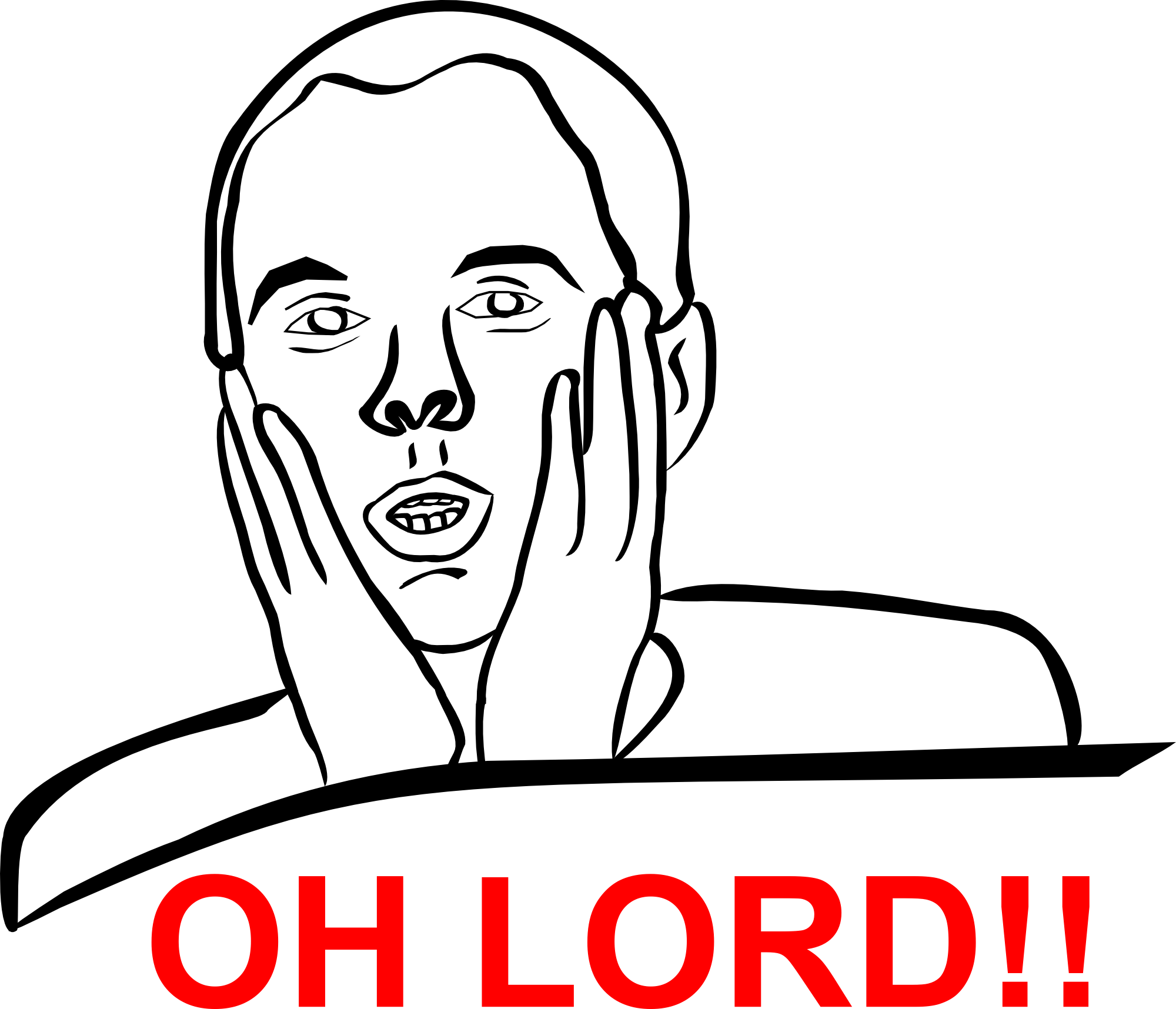 No Caption Provided - Oh Lord (2000x1716), Png Download