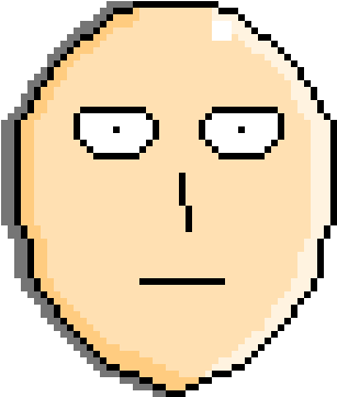 Saitama's Face - Cartoon (1200x1200), Png Download