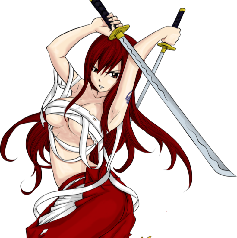 Erza Clear Heart Clothing (786x788), Png Download