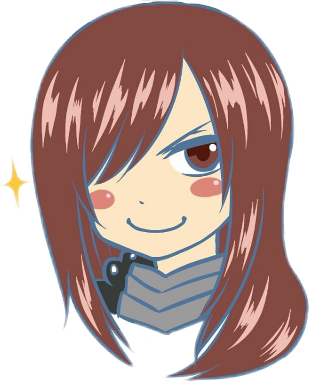Erzascarlet Sticker - Cartoon (1024x1263), Png Download
