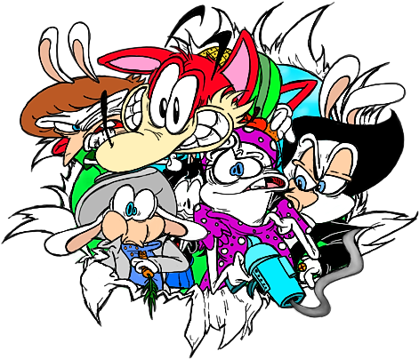 4th Wall Invaders 158 Kb - Cartoon (800x600), Png Download